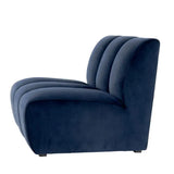Modular Sofa Lando straight
Savona midnight blue velvet | black feet