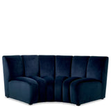 Modular Sofa Lando corner
Savona midnight blue velvet | black feet