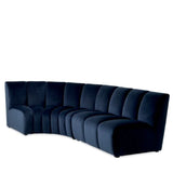 Modular Sofa Lando corner
Savona midnight blue velvet | black feet
