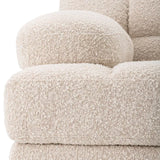 Modular Sofa Dean - Left
Bouclé cream | black base