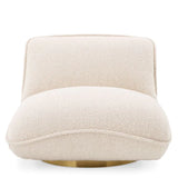 Swivel Chair Relax
BouclŽ cream | brushed brass finish swivel base