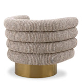 Swivel Chair Maguire
Mademoiselle beige | brushed brass finish swivel base