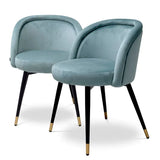 Dining Chair ChloŽ set of 2
Savona blue velvet | black & brass legs