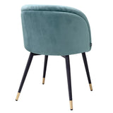 Dining Chair ChloŽ set of 2
Savona blue velvet | black & brass legs