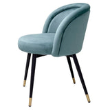 Dining Chair ChloŽ set of 2
Savona blue velvet | black & brass legs