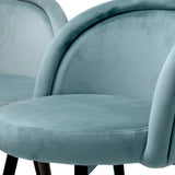 Dining Chair ChloŽ set of 2
Savona blue velvet | black & brass legs