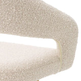 Dining Chair Bravo
BouclŽ cream | brushed brass finish legs