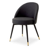 Dining Chair Cooper set of 2
Grey faux leather | black & brass finish legs