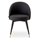 Dining Chair Cooper set of 2
Grey faux leather | black & brass finish legs