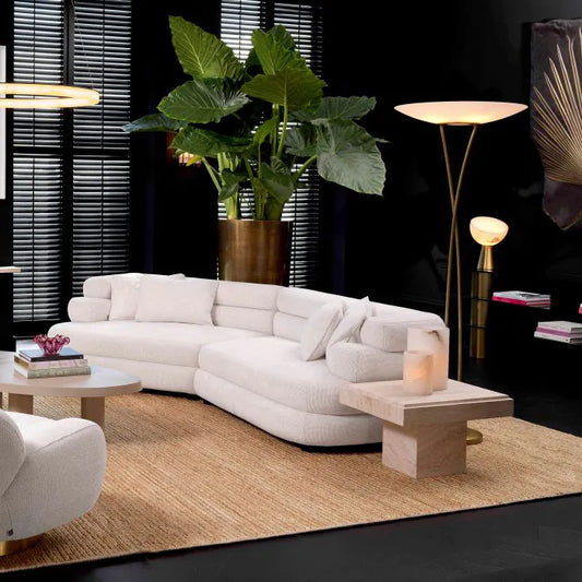 Sofa Malaga L
Lyssa off-white | black feet