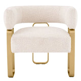 Chair Capricorn
BouclŽ cream | brushed brass finish