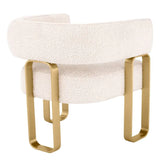 Chair Capricorn
BouclŽ cream | brushed brass finish