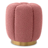 Stool Orchanic
Bouclé rose | brushed brass finish base