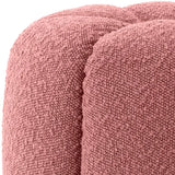 Stool Orchanic
Bouclé rose | brushed brass finish base