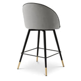 Counter Stool Cooper set of 2
Roche light grey velvet | roche dark grey piping