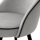 Counter Stool Cooper set of 2
Roche light grey velvet | roche dark grey piping