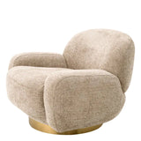 Swivel Chair Udine
Lyssa sand | brushed brass finish swivel base