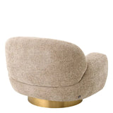 Swivel Chair Udine
Lyssa sand | brushed brass finish swivel base