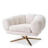 Swivel Chair Sunset
Lyssa off-white | brushed brass finish base