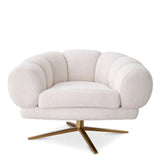 Swivel Chair Sunset
Lyssa off-white | brushed brass finish base