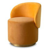 Low Dining Chair Greer
Roche yellow velvet | roche dark yellow velvet | brushed brass swivel base