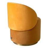 Low Dining Chair Greer
Roche yellow velvet | roche dark yellow velvet | brushed brass swivel base