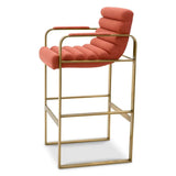 Bar Stool Olsen
Brushed brass finish | scalea orange