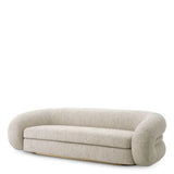 Sofa Cosenza
Splendor light grey | brushed brass finish base