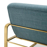 Chair Olsen
Brushed brass finish |scalea blue