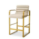 Counter Stool Olsen
Brushed brass finish | scalea sand