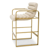Counter Stool Olsen
Brushed brass finish | scalea sand
