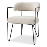 Dining Chair Giuseppe
BouclŽ chalk white | black legs