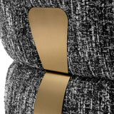 Chair Leon
BouclŽ sonata black | brushed brass finish