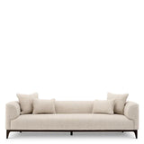 Sofa Brannan
Bouclé chalk white | brown wooden base