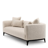 Sofa Brannan
Bouclé chalk white | brown wooden base