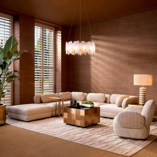 Modular Sofa Paulo - Ottoman
Scalea sand | boulcé sonata cream | black feet