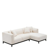 Sofa Corso Lounge right
Lyssa off-white | black finish base