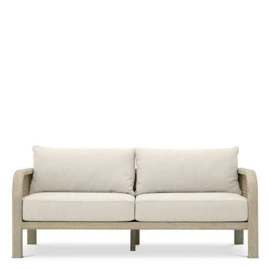 Outdoor Sofa Julian S
Aged teak | beige rope | viola sand
