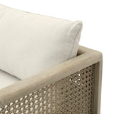 Outdoor Sofa Julian S
Aged teak | beige rope | viola sand