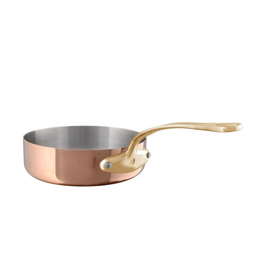 Mauviel M'Heritage M'250 B Copper Saute Pan With Brass Handle