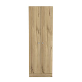 Tuhome Lambardi Tall Multistorage Cabinet with Double Door Design, Five Deep Interior Shelves, Freestanding Vertical Storage Solution for Kitchens, Laundry Rooms, Bedrooms or Utility Areas to Maximize Home Organization