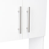 Linden 76.8" Tall Kitchen Pantry Cabinet with Hutch, Two Double Door Cabinets, Five Shelves, Microwave Storage Shelf, Modern Multi-Purpose Pantry for Kitchen, Garage, Laundry Room & Home Organization