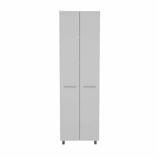 Baleare Pantry Cabinet, Five Interior Shelves, Four Legs