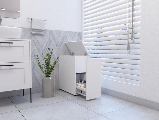 Ventus Bathroom Storage Cabinet, Liftable Top, One Drawer