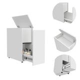 Ventus Bathroom Storage Cabinet, Liftable Top, One Drawer