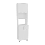 Bombona 80" High Double Cabinet Kitchen Pantry with Six Spacious Shelves, Appliance Storage Hutch, Pull-Up Gas Spring Door, Large Base Cabinet for Kitchen, Garage, Laundry or Home Organization