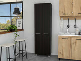 Baleare Pantry Cabinet, Five Interior Shelves, Four Legs