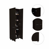Baleare Pantry Cabinet, Five Interior Shelves, Four Legs