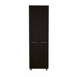Baleare Pantry Cabinet, Five Interior Shelves, Four Legs