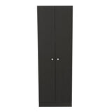 Tuhome Lambardi Tall Multistorage Cabinet with Double Door Design, Five Deep Interior Shelves, Freestanding Vertical Storage Solution for Kitchens, Laundry Rooms, Bedrooms or Utility Areas to Maximize Home Organization